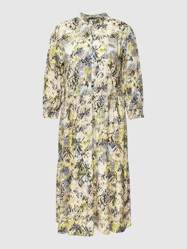 Taifun Blusenkleid Mit Allover-Muster - Himmelblau 2 Taifun Blusenkleid Mit Allover-Muster - Himmelblau – Bild 2