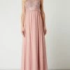 Laona Abendkleid Mit Ziersteinen Und Pailletten - Rosa
