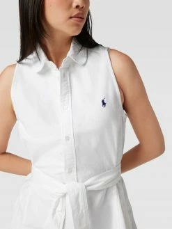 Polo Ralph Lauren Knielanges Hemblusenkleid Mit Logo-Stitching - Weiß -Mascara Shop 65344d2669834eai91a4qe1l9d944hama94l4ladaoq38ja38p0j2d1gaoskgiq388sjii9ial9jgcif613m2c9lc5j62dpl70r30e1k64r6ae9icdij2dhmclhjidb46sp38o8