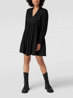 Marc O'Polo Blusenkleid Mit V-Ausschnitt - Schwarz