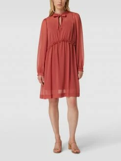 JOOP! Blusenkleid Mit Rüschen - Rostrot