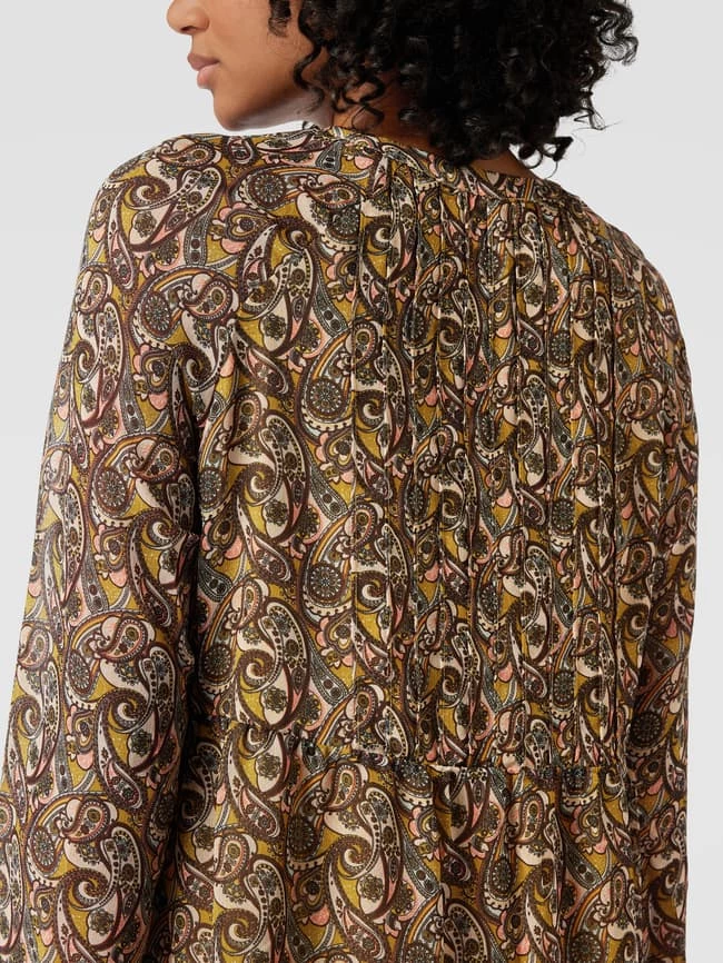 Montego Blusenkleid Mit Allover-Muster Modell 'Paisley' - Grün 3 Montego Blusenkleid Mit Allover-Muster Modell 'Paisley' - Grün – Bild 3