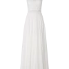 Mascara Abendkleid Mit Floralen Stickereien - Offwhite