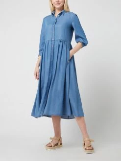 Pennyblack Blusenkleid Aus Lyocell - Bleu