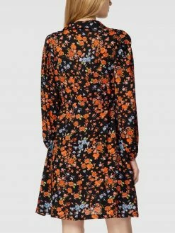 ICHI Blusenkleid Mit Allover-Muster Modell 'Leonardie' - Schwarz -Mascara Shop 6cs30e269t94uj2f9sr3ch1pa18kah9o70qk6gi484pkajpo68skkgi1953k4c9i6sp32l1p697kehqh8oo38pb3cgp30ob1cgqm8opkcdhjge1m6gp32dr5c9hm4e35cpgjep0