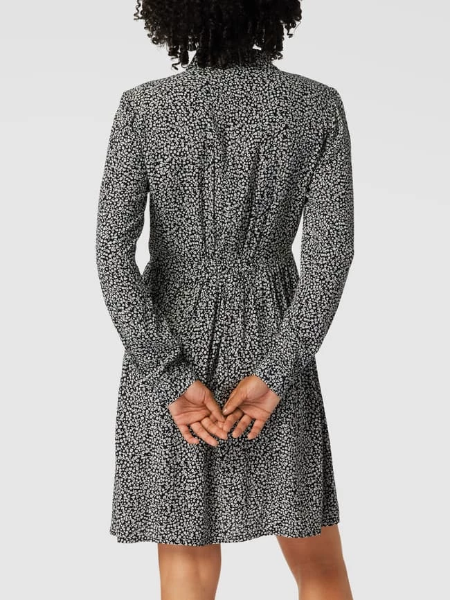 Vila Blusenkleid Mit Volantsaum Modell 'VIFINI' - Schwarz 5 Vila Blusenkleid Mit Volantsaum Modell 'VIFINI' - Schwarz – Bild 5