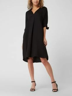 Gerry Weber Hemdblusenkleid Mit Leinen-Anteil - Schwarz