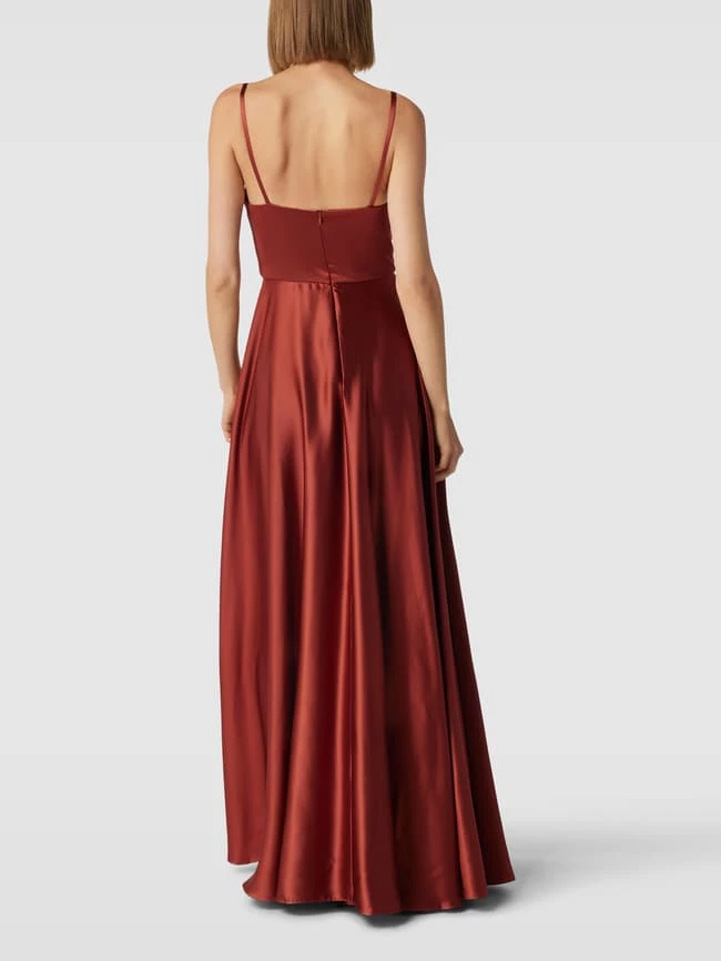 Laona Abendkleid In Wickel-Optik - Terrakotta 5 Laona Abendkleid In Wickel-Optik - Terrakotta – Bild 5