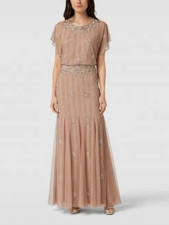 LACE & BEADS Abendkleid Mit Zierbesatz - Rosa
