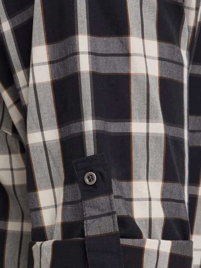 ONLY CARMAKOMA PLUS SIZE Blusenkleid Mit Karomuster Modell 'Chicago - Schwarz 2 ONLY CARMAKOMA PLUS SIZE Blusenkleid Mit Karomuster Modell 'Chicago - Schwarz – Bild 2