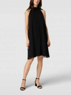 Swing Cocktailkleid Mit Neckholder - Schwarz