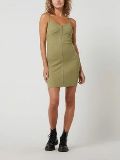 Calvin Klein Jeans Minikleid Mit Reißverschluss - Olivgrün
