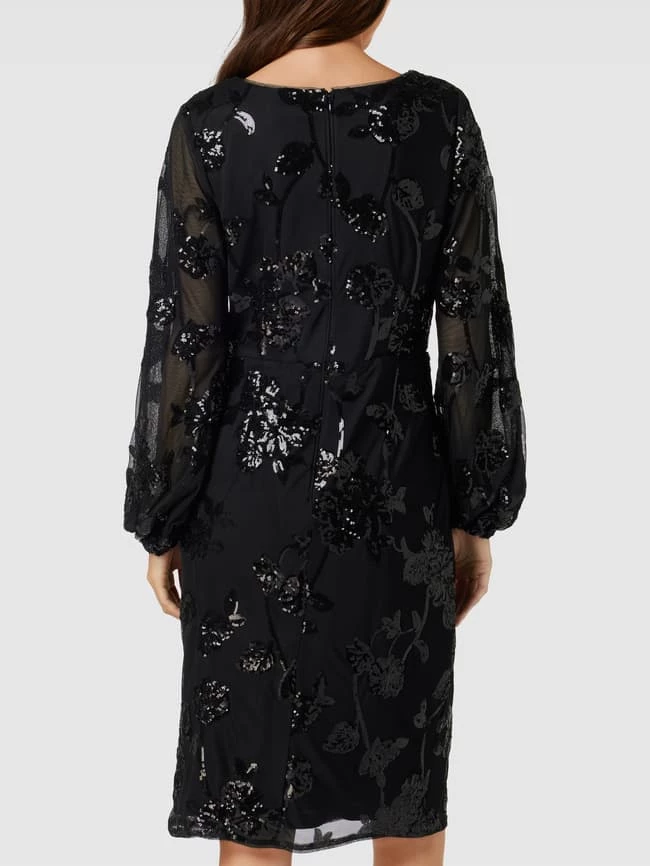 Adrianna Papell Cocktail-Kleid Mit Paillettenbesatz - Schwarz 5 Adrianna Papell Cocktail-Kleid Mit Paillettenbesatz - Schwarz – Bild 5