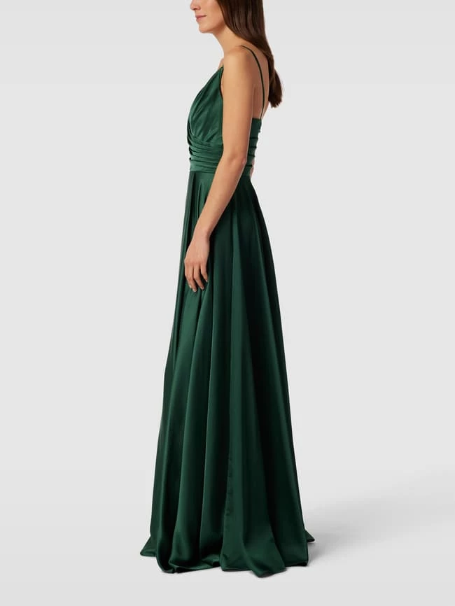Mascara Abendkleid Mit Gelegten Falten - Dunkelgrün 4 Mascara Abendkleid Mit Gelegten Falten - Dunkelgrün – Bild 4