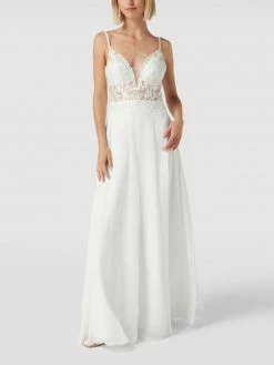 Luxuar Brautkleid Mit Floralem Zierbesatz - Offwhite -Mascara Shop 6t232jihahb4oj2bah1j6jae890jahi96talcc9i8ks4ukij88o56ipg8l7j0jikaop52c1g9l536h27613jgcpp6hi68opk70o3echk6ksjie1i6dhj0e9o74sjachj74s3ee8