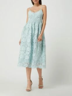YAS Kleid Aus Häkelspitze Modell 'Frio' - Hellblau