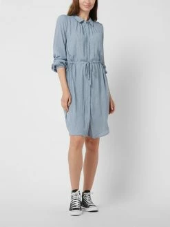 Soft Rebels Blusenkleid Aus Viskose Modell 'Anna' - Eisblau