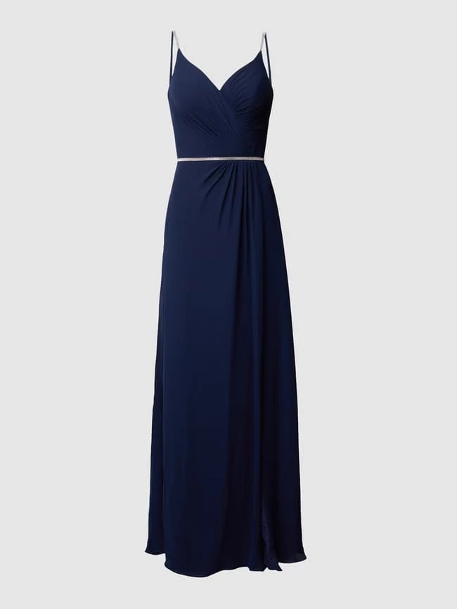 Luxuar Abendkleid Mit Ziersteinen - Dunkelblau 2 Luxuar Abendkleid Mit Ziersteinen - Dunkelblau – Bild 2