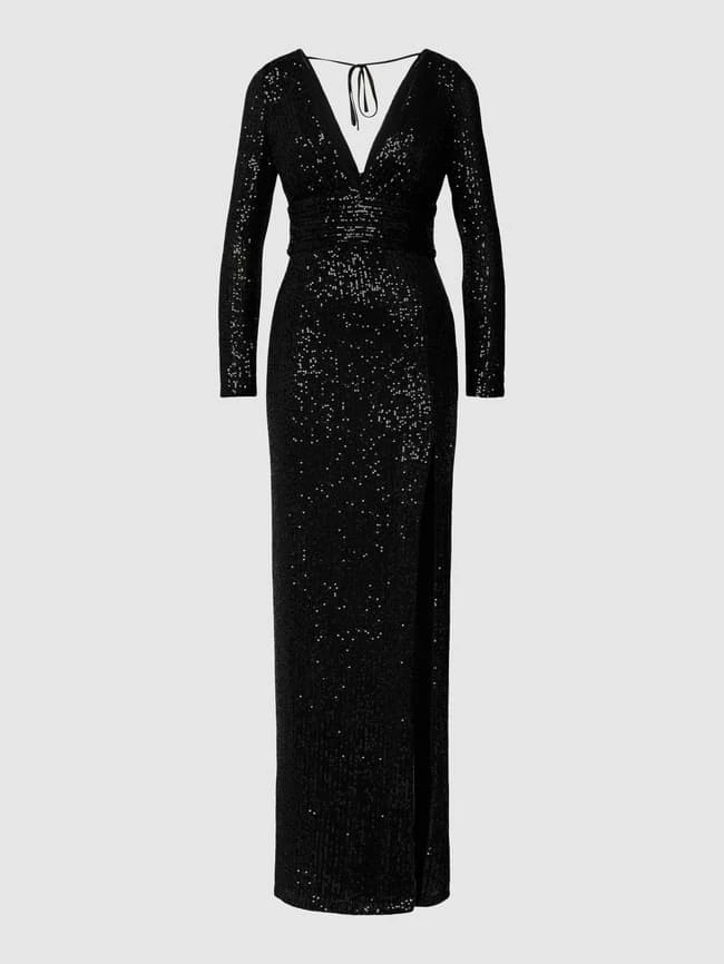 Jake*s Cocktail Abendkleid Mit Paillettenbesatz - Schwarz 2 Jake*s Cocktail Abendkleid Mit Paillettenbesatz - Schwarz – Bild 2