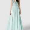 Mascara Abendkleid Aus Tüll In Maxilänge - Mint