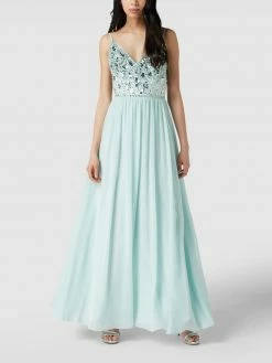 Mascara Abendkleid Aus Tüll In Maxilänge - Mint