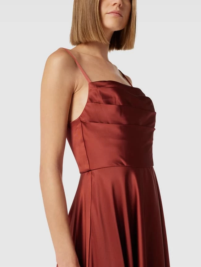 Laona Abendkleid In Wickel-Optik - Terrakotta 3 Laona Abendkleid In Wickel-Optik - Terrakotta – Bild 3