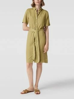 Gant Hemdblusenkleid Mit Button-Down-Kragen - Olivgrün