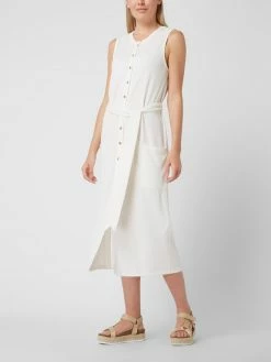 Great Plains Blusenkleid Mit Taillengürtel - Offwhite