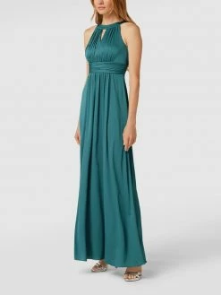 Jake*s Cocktail Abendkleid Mit Amerikanischem Ausschnitt - Smaragdgrün Meliert