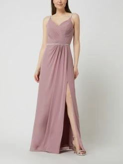 Luxuar Abendkleid Mit Ziersteinen - Rosa