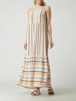 Montego Maxikleid Aus Viskose - Ecru