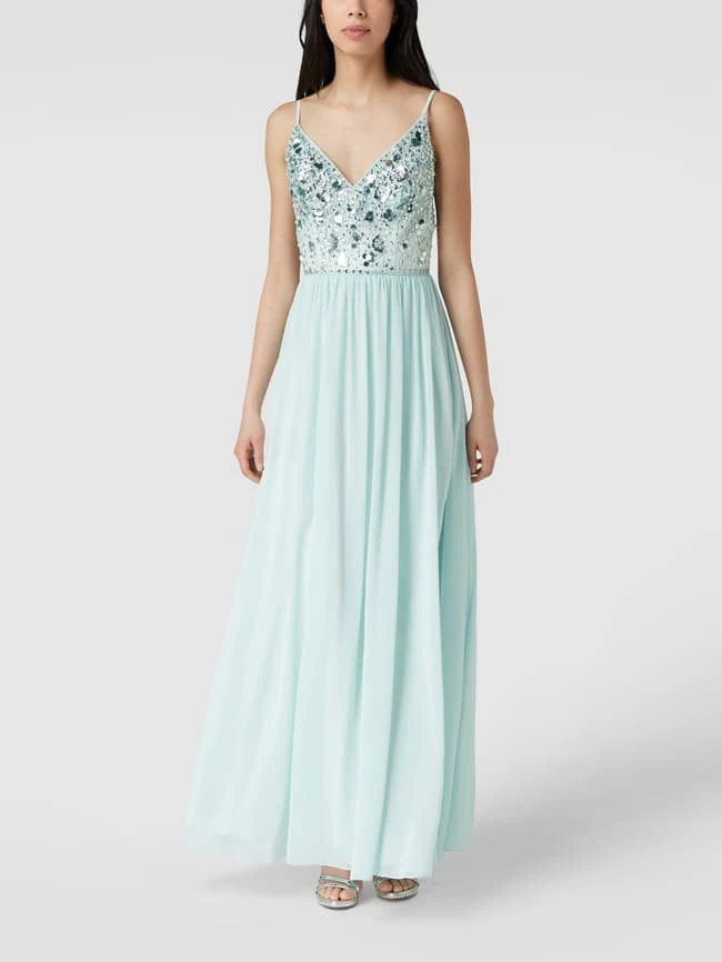 Mascara Abendkleid Aus Tüll In Maxilänge - Mint 4 Mascara Abendkleid Aus Tüll In Maxilänge - Mint – Bild 4