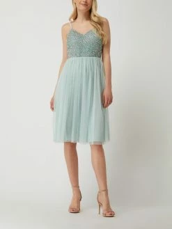 Jake*s Cocktail Cocktailkleid Aus Mesh - Hellgrün