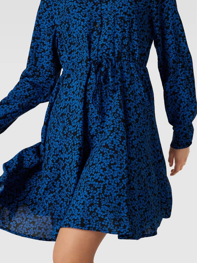 Only Blusenkleid Mit Allover-Muster Modell 'CECILIA' - Royalblau 3 Only Blusenkleid Mit Allover-Muster Modell 'CECILIA' - Royalblau – Bild 3
