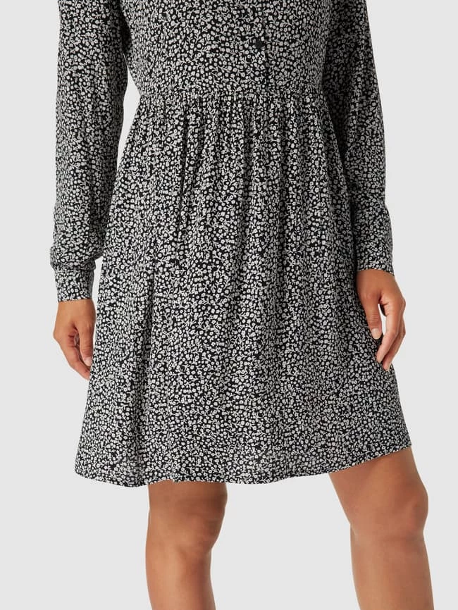 Vila Blusenkleid Mit Volantsaum Modell 'VIFINI' - Schwarz 3 Vila Blusenkleid Mit Volantsaum Modell 'VIFINI' - Schwarz – Bild 3