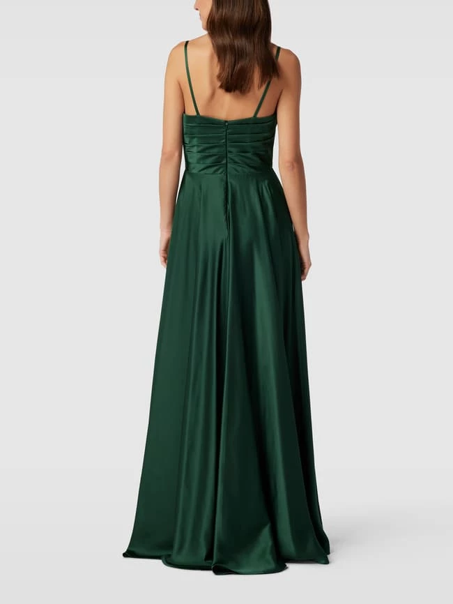 Mascara Abendkleid Mit Gelegten Falten - Dunkelgrün 5 Mascara Abendkleid Mit Gelegten Falten - Dunkelgrün – Bild 5