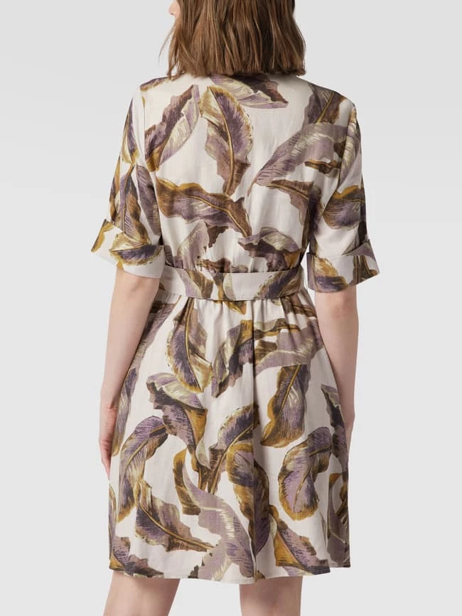 Jake*s Collection Hemdblusenkleid Mit Floralem Muster - Sand 5 Jake*s Collection Hemdblusenkleid Mit Floralem Muster - Sand – Bild 5