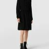 Vila Blusenkleid Mit Volantsaum Modell 'VIFINI' - Schwarz