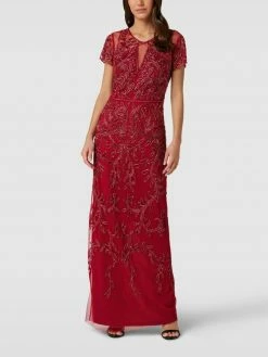 Adrianna Papell Abendkleid Mit Paillettenbesatz - Rot