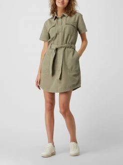 Esprit Kleid Aus Baumwoll-Lyocell-Mix - Khaki
