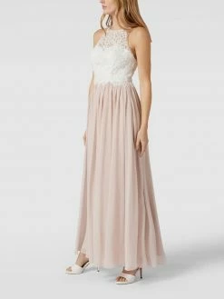 Laona Abendkleid Mit Strasssteinen Und Pailletten - Sand