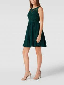 Laona Cocktailkleid Aus Tüll Mit Strasssteinen - Grün