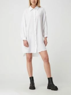 Apricot Blusenkleid Mit Angeschnittenen Ärmeln - Ecru