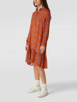 Emily Van Den Bergh Hemdblusenkleid Mit Allover-Muster Modell 'Retro' - Camel -Mascara Shop 91830di76kr4miid70rjic2b6p2jcc2dap93akpp65830lhia52kmdi4752kaeaead0jghhh8d7jgka16oo34dhp6cpjiob565gjccpk70q36ob470rjco9l71h3ed9icdi3ic0