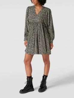 Marc O'Polo Blusenkleid Mit Allover-Muster - Schwarz