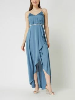 Jake*s Cocktail Abendkleid Aus Satin - Petrol