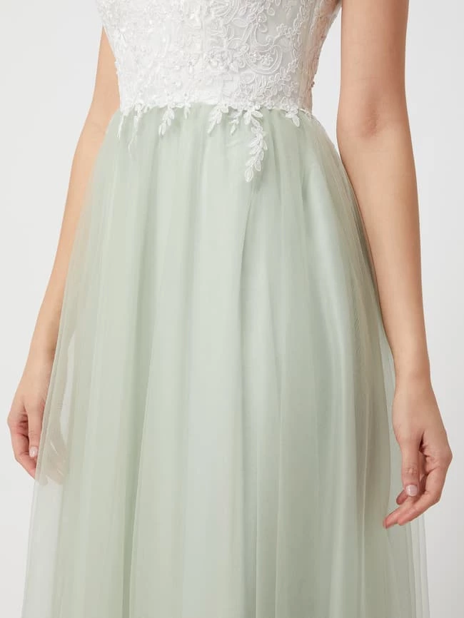 Luxuar Abendkleid Aus Spitze Und Tüll - Mint 3 Luxuar Abendkleid Aus Spitze Und Tüll - Mint – Bild 3