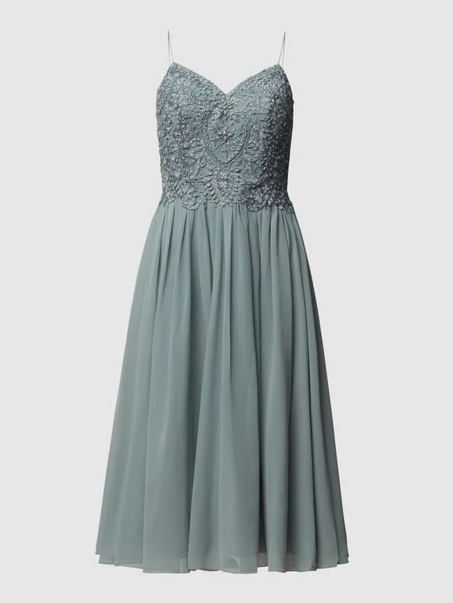 Laona Cocktailkleid Mit Floralen Stickereien Und Zierperlen - Schilf 2 Laona Cocktailkleid Mit Floralen Stickereien Und Zierperlen - Schilf – Bild 2