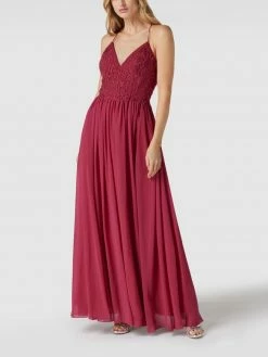 Laona Abendkleid Mit Zierbesatz - Pink