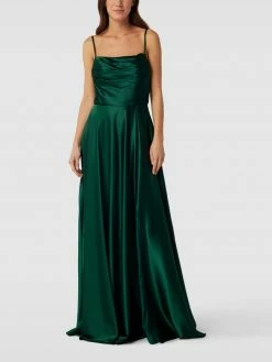 Laona Abendkleid In Wickel-Optik - Dunkelgrün